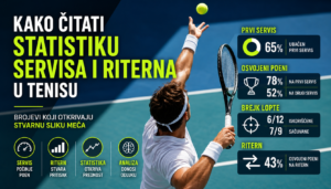 Statistika servisa i riterna u analizi teniskog meča