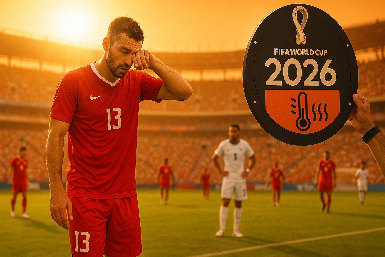 ekstremna vrućina na Mundijalu 2026 — featured slika za članak "Ekstremna vrućina na Mundijalu 2026: šta menja završnicu i buduće turnire"