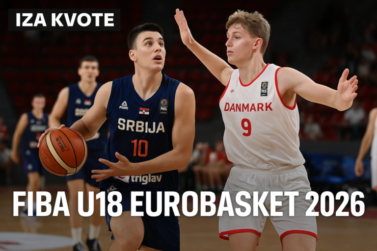 FIBA U18 EuroBasket 2026 — featured slika za članak "FIBA U18 EuroBasket 2026: zašto je Srbija pred Danskom u turniru koji otkriva novu generaciju"