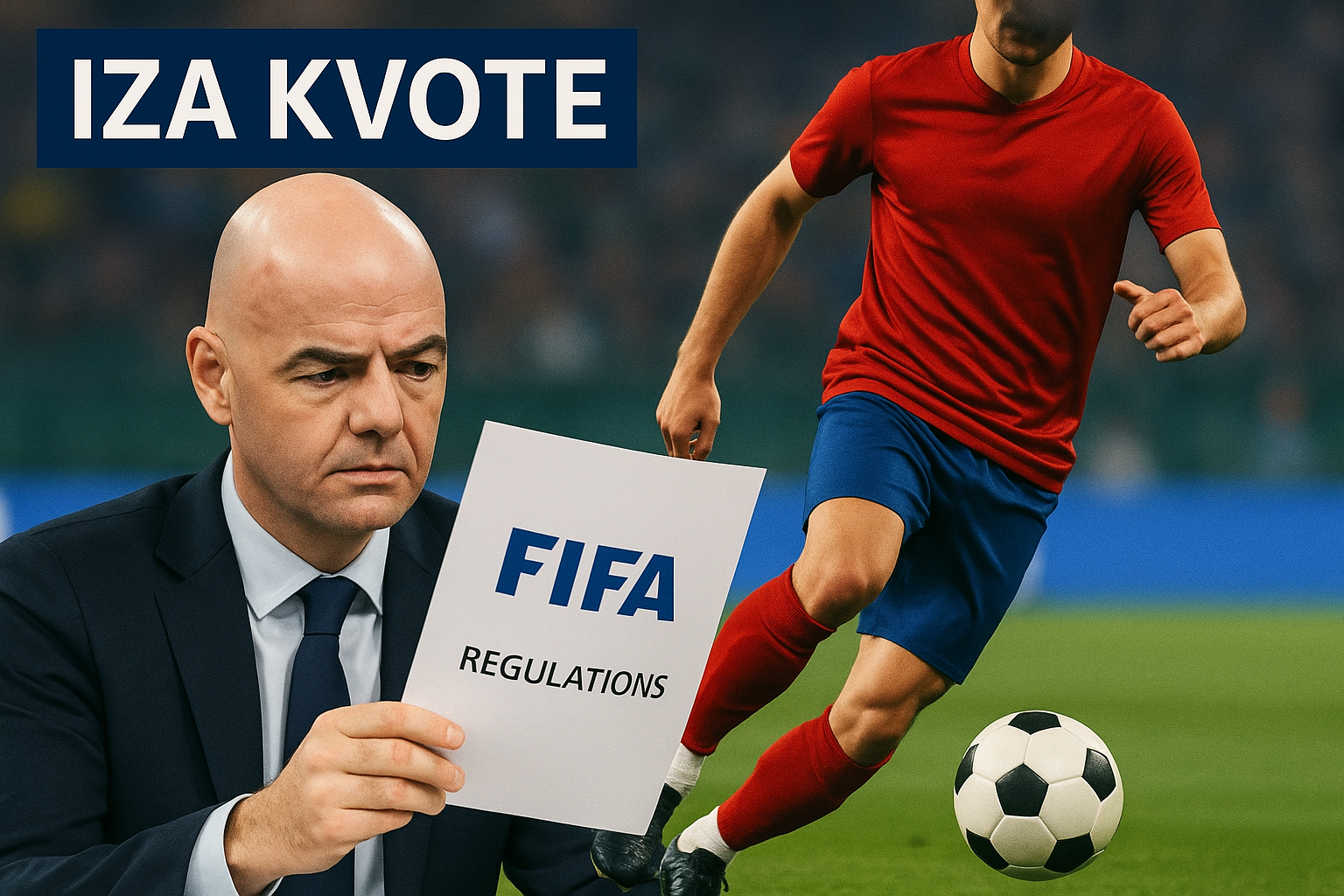 nova regulacija fudbalskih agenata — featured slika za članak "FIFA i nova regulacija fudbalskih agenata: šta se menja od 2027"