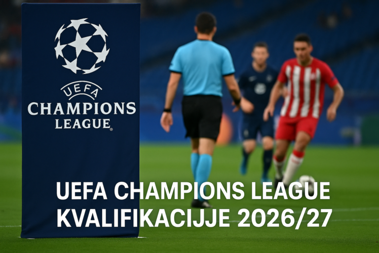 UEFA Champions League kvalifikacije 2026/27 — featured slika za članak "UEFA Champions League kvalifikacije 2026/27: šta donosi drugi krug i zašto je presudan"