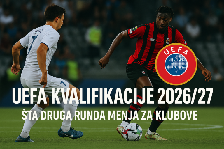 UEFA kvalifikacije 2026/27 — featured slika za članak "UEFA kvalifikacije 2026/27: šta druga runda menja za klubove"