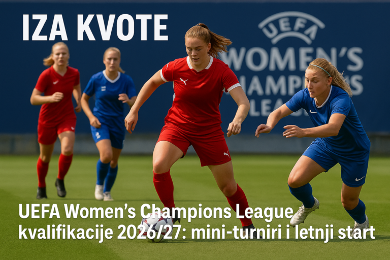 UEFA Women’s Champions League kvalifikacije — featured slika za članak "UEFA Women’s Champions League kvalifikacije 2026/27: mini-turniri i letnji start"