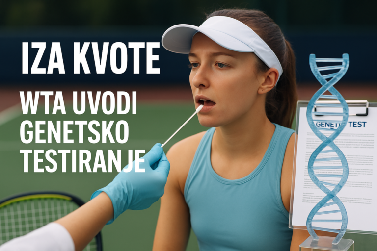 genetsko testiranje WTA — featured slika za članak "WTA uvodi genetsko testiranje: šta znači nova pravila za igračice"
