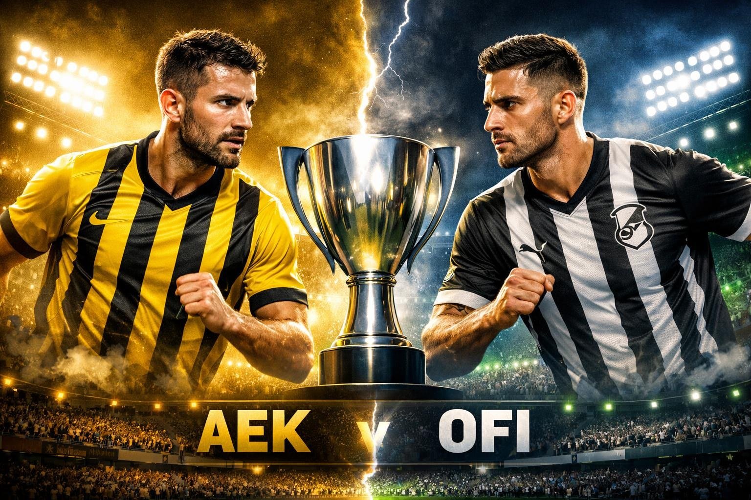 AEK Athens FC – OFI analiza, ilustracija finala grčkog Superkupa