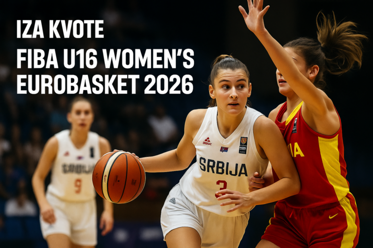 FIBA U16 Women’s EuroBasket 2026 — featured slika za članak "FIBA U16 Women’s EuroBasket 2026 u Pitestiju: šta ovaj turnir znači za evropsku i srpsku košarku"