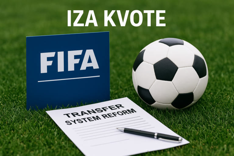 FIFA reforma transfer sistema — featured slika za članak "FIFA reforma transfer sistema: šta se menja od 2027. i ko dobija najveću prednost"