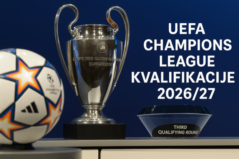 UEFA Champions League kvalifikacije 2026/27 — featured slika za članak "UEFA Champions League kvalifikacije 2026/27: šta treće kolo i žreb plej-ofa zaista odlučuju"