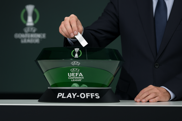 UEFA Conference League žreb plej-ofa — featured slika za članak "UEFA Conference League žreb plej-ofa: šta današnji žreb zaista odlučuje"