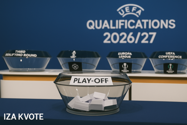 UEFA kvalifikacije 2026/27 — featured slika za članak "UEFA kvalifikacije 2026/27: šta današnji žrebovi zaista odlučuju"