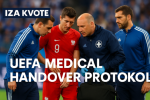 UEFA medical handover protokol — featured slika za članak "UEFA medical handover protokol: šta menja za klubove i reprezentacije od 2026/27"