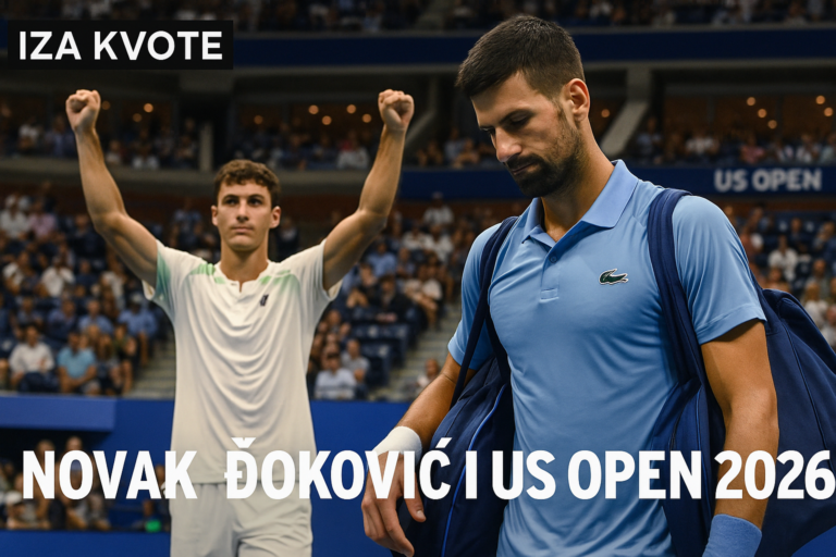 Novak Đoković i US Open 2026 — featured slika za članak "Novak Đoković i US Open 2026: prvi-krugni šok menja sliku turnira"