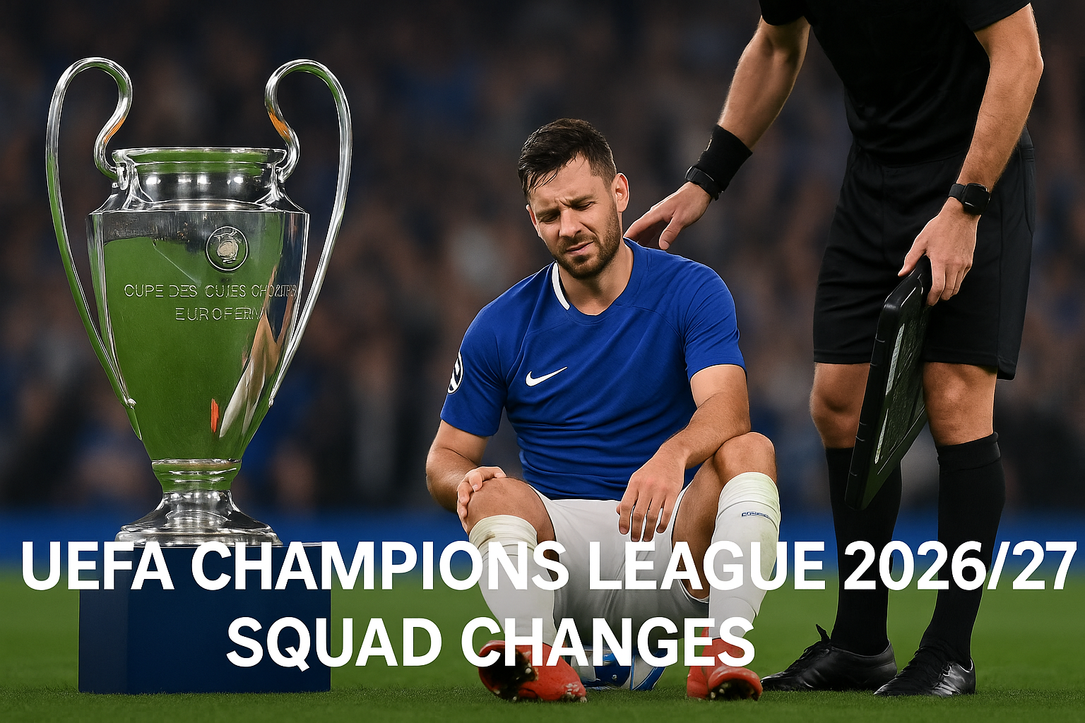 UEFA Champions League 2026/27 squad changes — featured slika za članak "UEFA Champions League 2026/27 squad changes: šta znači novo pravilo o zameni zbog dugotrajne povrede"
