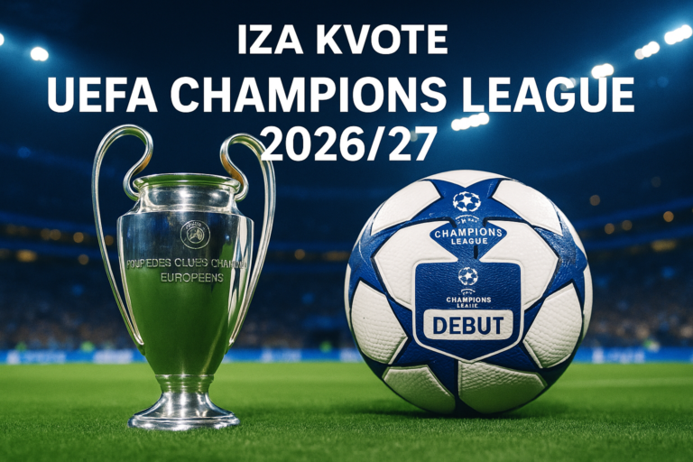 UEFA Champions League 2026/27 — featured slika za članak "UEFA Champions League 2026/27: šta start ligaške faze i „Debut Patch“ menjaju pred prvo kolo"