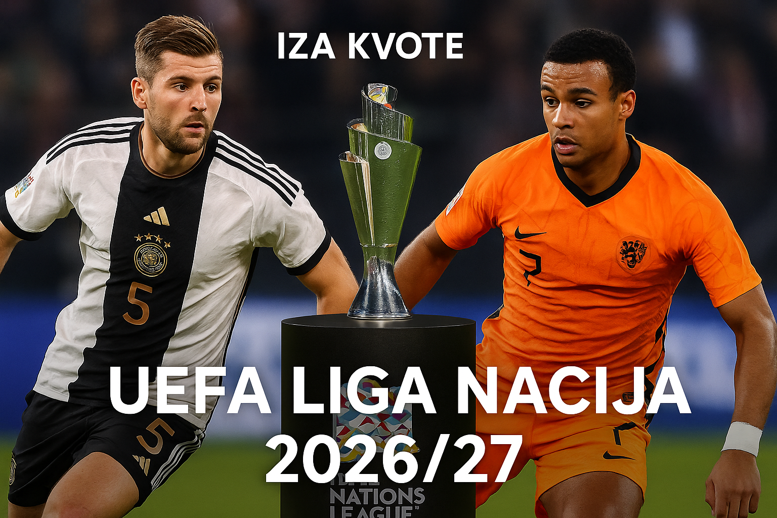 UEFA Liga nacija 2026/27 — featured slika za članak "UEFA Liga nacija 2026/27: Nemačka – Holandija otvara najtežu grupu i novu takmičarsku priču"