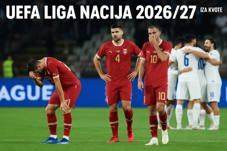 UEFA Liga nacija 2026/27 — featured slika za članak "UEFA Liga nacija 2026/27: Srbija pod pritiskom posle poraza od Grčke"