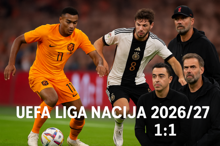 UEFA Liga nacija 2026/27 — featured slika za članak "UEFA Liga nacija 2026/27: šta remi Holandije i Nemačke govori o novom poretku"