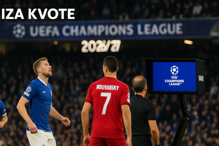 UEFA Liga šampiona 2026/27 — featured slika za članak "UEFA Liga šampiona 2026/27: šta prvo kolo i VAR objave govore o novoj ligi šampiona"