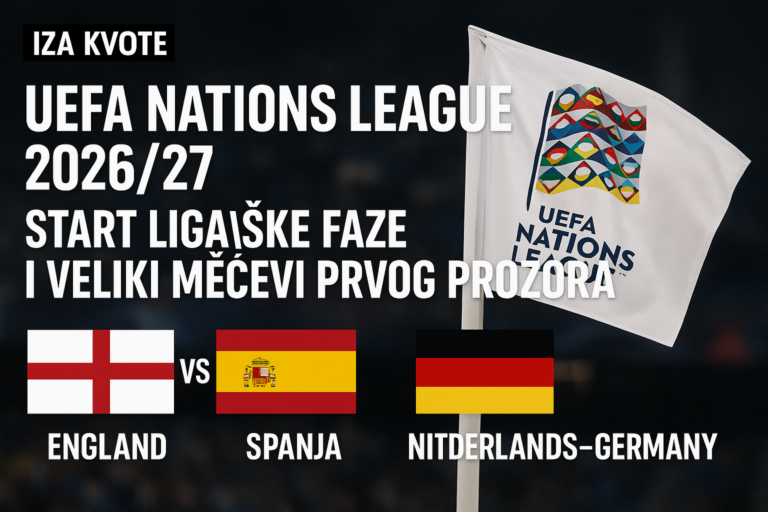 UEFA Nations League 2026/27 — featured slika za članak "UEFA Nations League 2026/27: start ligaške faze i veliki mečevi prvog prozora"