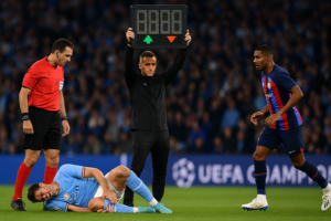 UEFA pravilo o privremenoj zameni — featured slika za članak "UEFA pravilo o privremenoj zameni u Ligi šampiona 2026/27: šta sada menja za klubove"