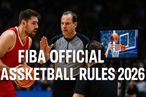 FIBA Official Basketball Rules 2026 — featured slika za članak "FIBA Official Basketball Rules 2026: šta nova pravila menjaju u završnicama i sudijskim proverama"