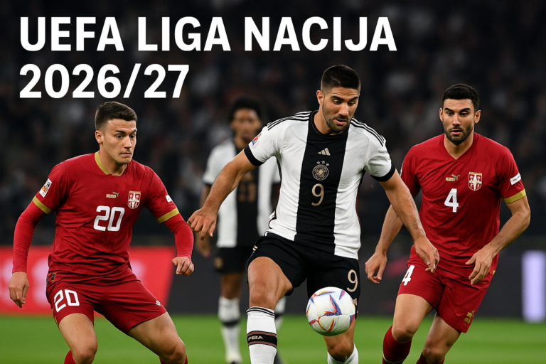 UEFA Liga nacija 2026/27 — featured slika za članak "UEFA Liga nacija 2026/27: grupa A2 i šta oktobar menja za Srbiju"