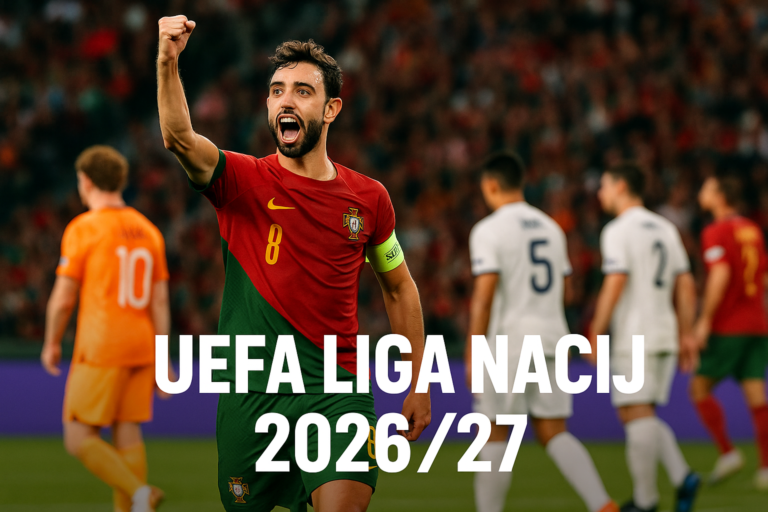 UEFA Liga nacija 2026/27 — featured slika za članak "UEFA Liga nacija 2026/27: Portugal u četvrtfinalu, a grupa A2 ulazi u odlučujući rasplet"