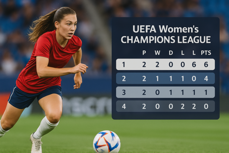 UEFA Women’s Champions League — featured slika za članak "UEFA Women’s Champions League: rana tabela posle 2. kola pokazuje ko hvata ritam"